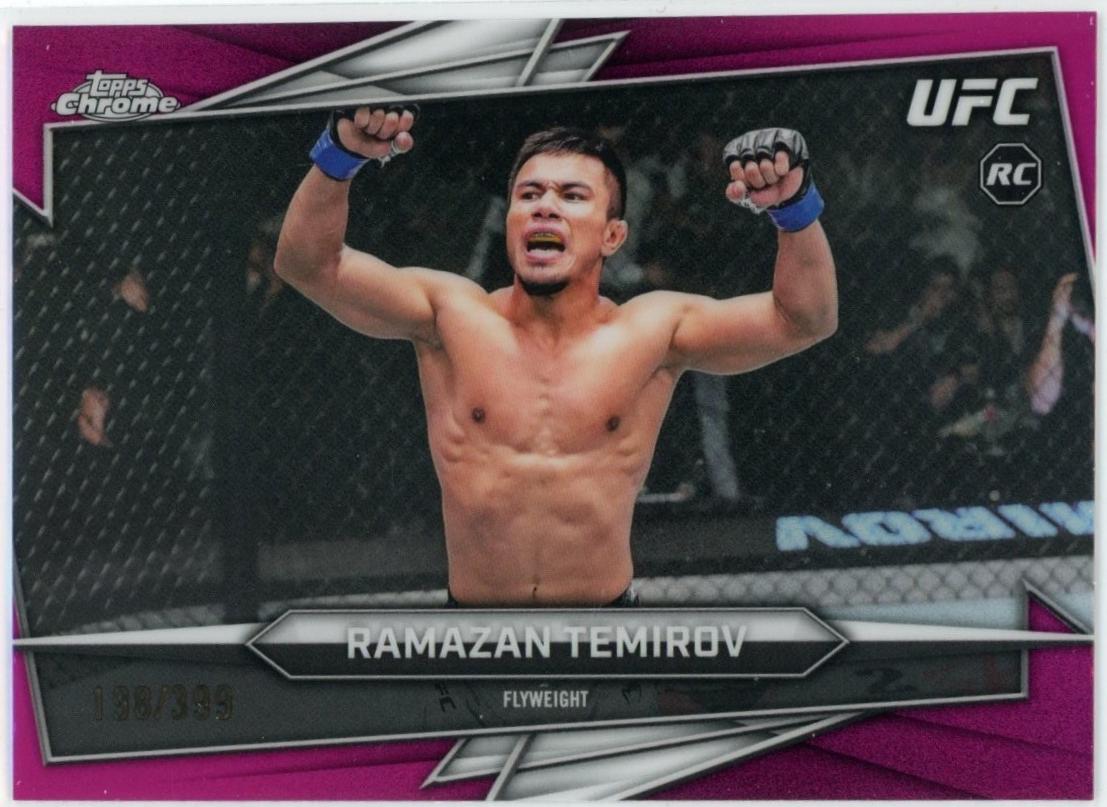 Ramazan Temirov 2026 Topps Chrome UFC Base #77 Magenta Refractor
