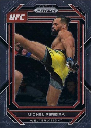 Michel Pereira 2023 Panini Prizm UFC Base #192 Black