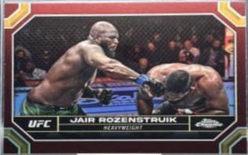 Jairzinho Rozenstruik 2024 Topps Chrome UFC Base #87 Magenta Refractor