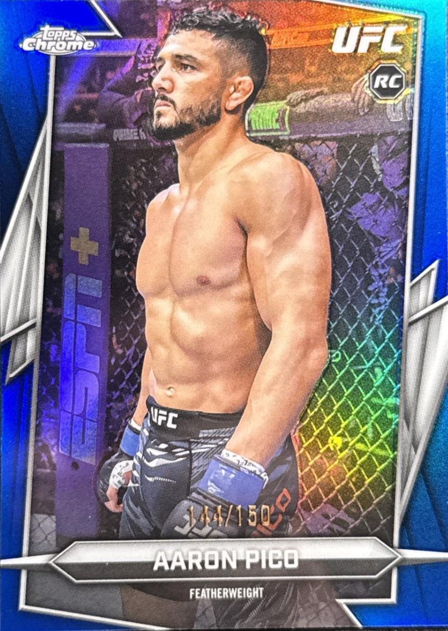 Aaron Pico 2026 Topps Chrome UFC Base #88 Blue Refractor