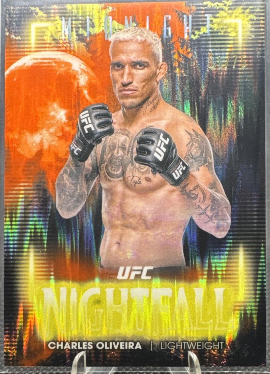 Charles Oliveira 2025 Topps Midnight UFC Nightfall #NF-11 Dusk