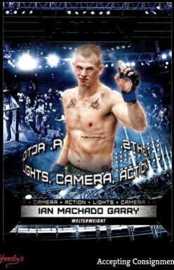 Ian Machado Garry 2024 Topps Knockout UFC Action (Lights, Camera, Action) #ACT-14 Emerald