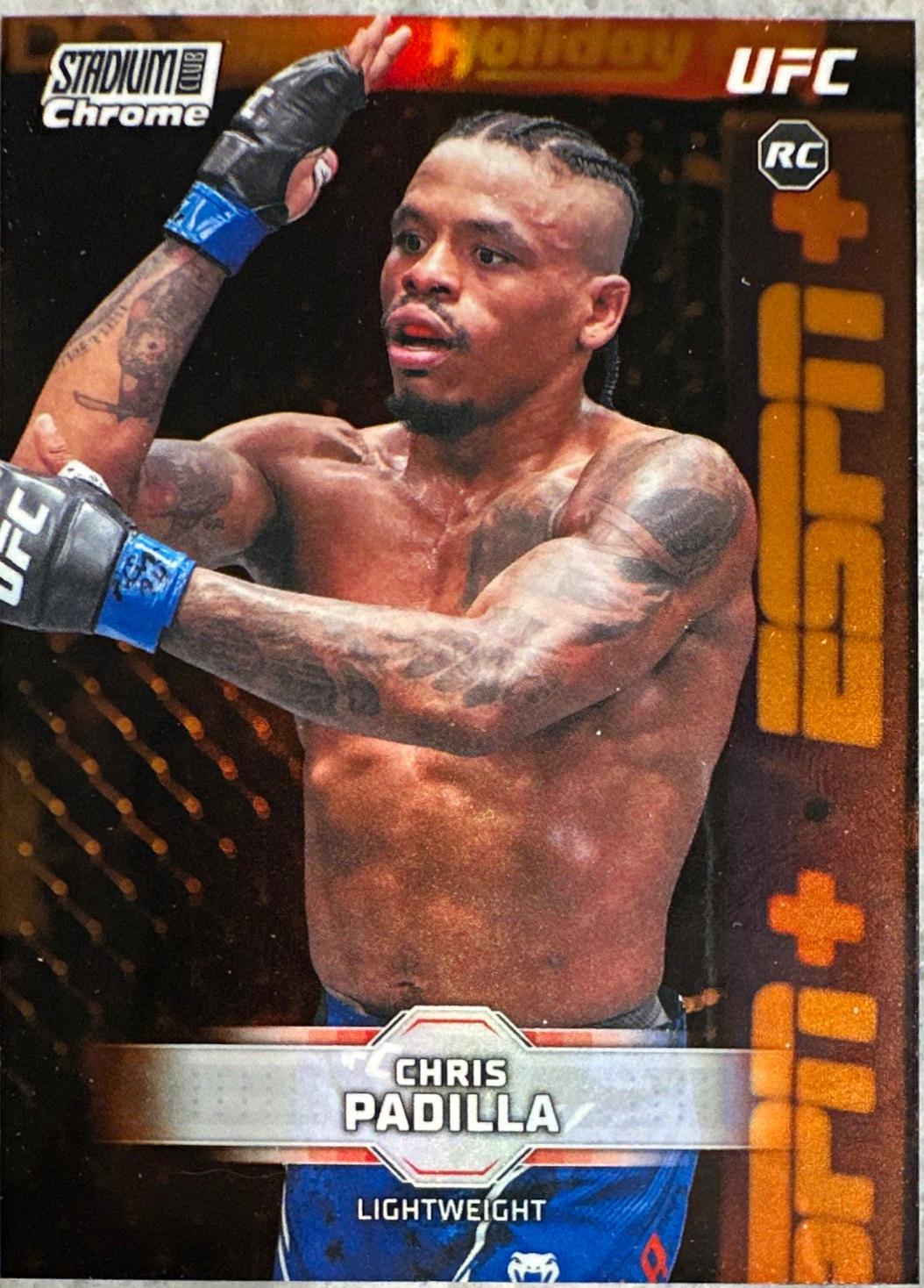 Chris Padilla 2026 Topps Stadium Club UFC Chrome Base #CB-188 Orange Refractor