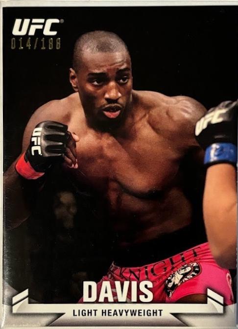 Phil Davis 2013 Topps UFC Knockout Base #49 Gold