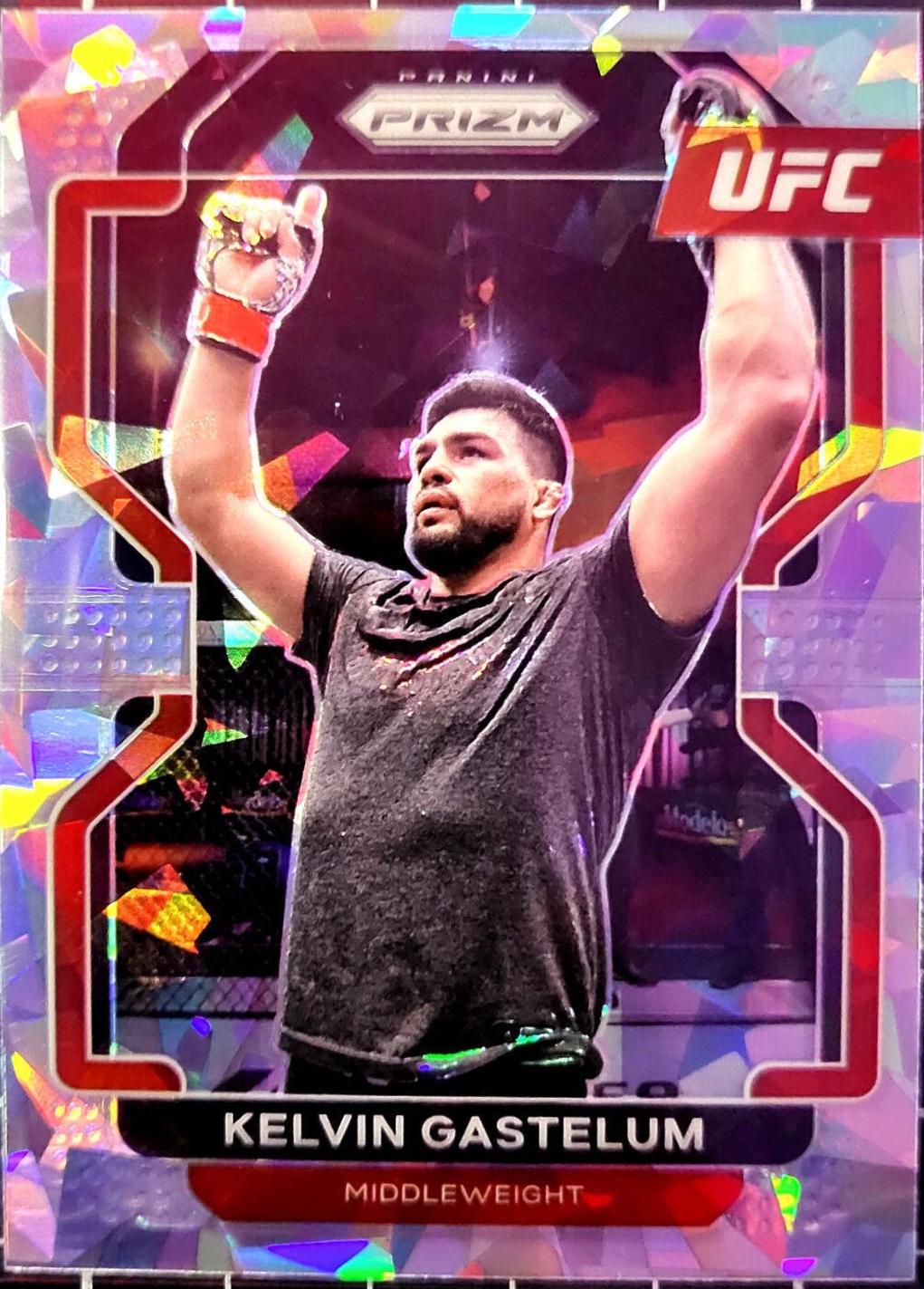 Kelvin Gastelum 2022 Panini Prizm UFC Base #176 Ice