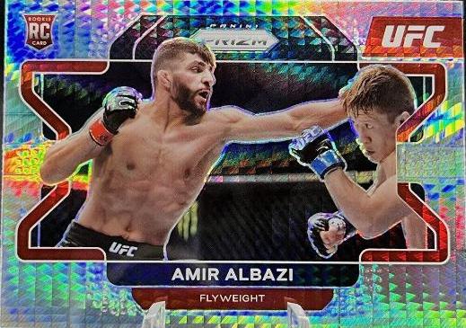 Amir Albazi 2022 Panini Prizm UFC Base #75 Hyper