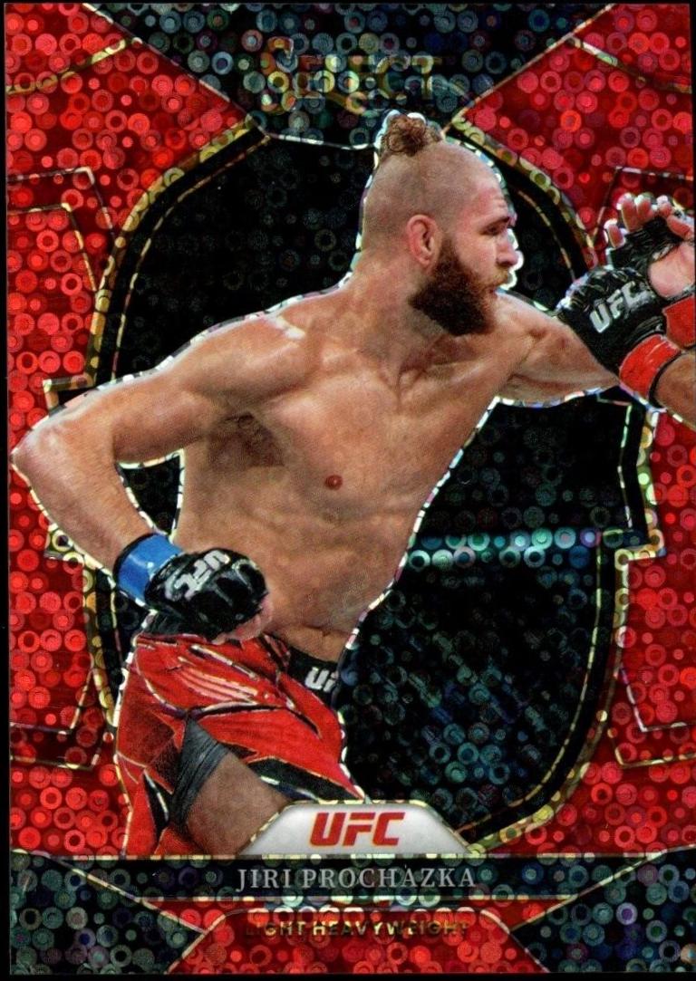 Jiri Prochazka 2023 Panini Select UFC Concourse #46 Red Disco