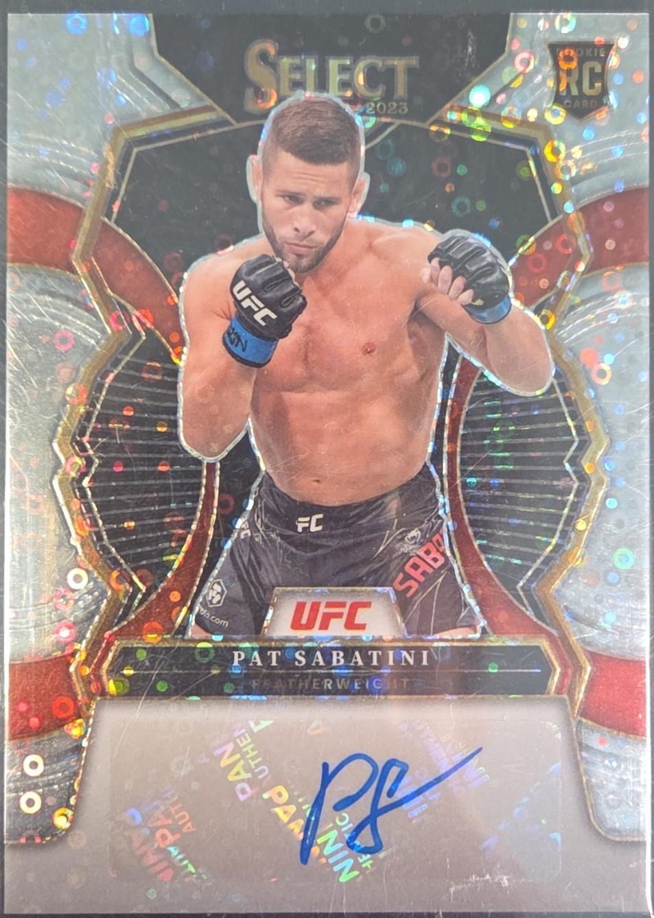 Patrick Sabatini 2023 Panini Select UFC Rookie Signatures #18 Disco
