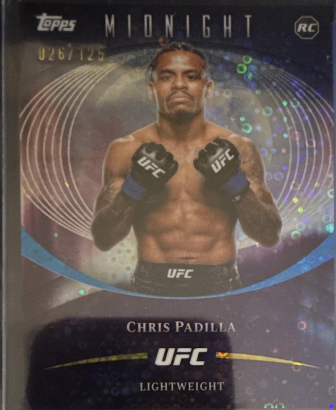 Chris Padilla 2026 Topps Midnight UFC Base #56 Morning