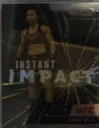 Zhang Weili 2021 Panini Prizm UFC Instant Impact #18 Silver