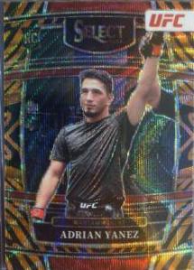 Adrian Yanez 2022 Panini Select UFC Concourse #59 Tiger