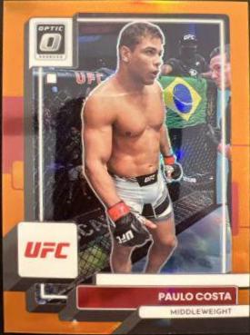 Paulo Costa 2023 Panini Donruss Optic UFC Base #72 Orange