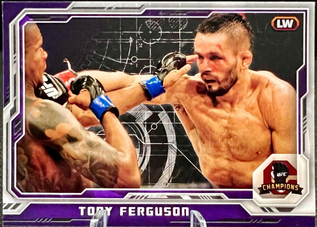 Tony Ferguson 2014 Topps UFC Champions Base #112 Purple