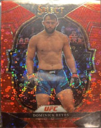 Dominick Reyes 2023 Panini Select UFC Concourse #82 Red Disco