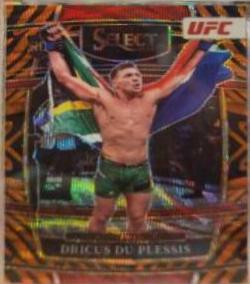 Dricus Du Plessis 2022 Panini Select UFC Octagonside #242 Tiger