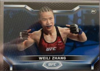 Zhang Weili 2020 Topps UFC Knockout Base #5 Blue