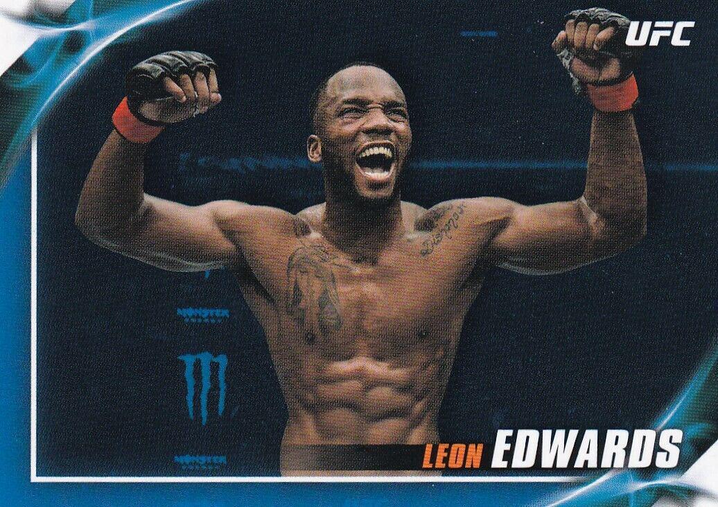 Leon Edwards 2019 Topps UFC Knockout Base #23 Blue