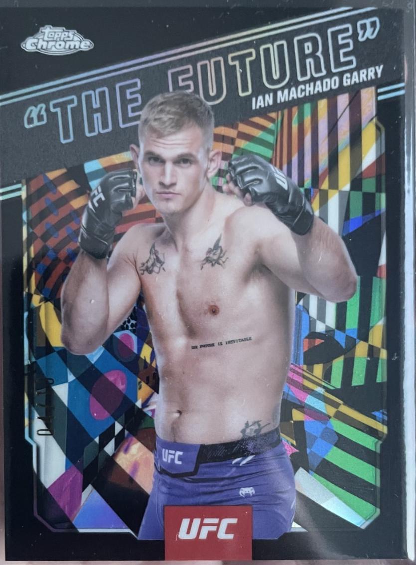 Ian Machado Garry 2025 Topps Chrome UFC AKA #AKA-6 Black Refractor