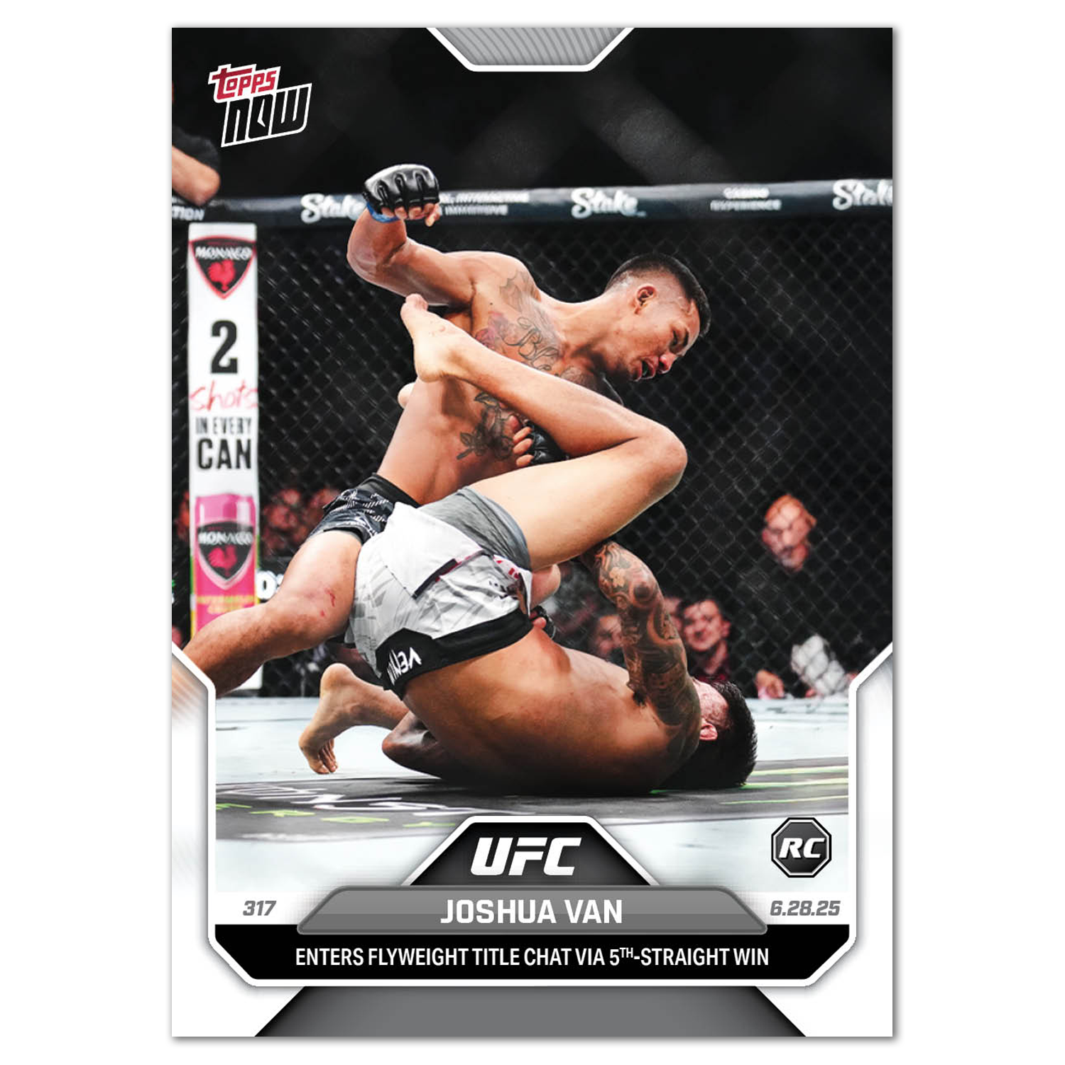 Joshua Van Topps Now UFC Base #20