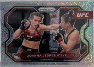 Joanna Jędrzejczyk 2021 Panini Prizm UFC Base #180 Mojo