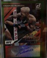 Charles Oliveira 2022 Panini Donruss UFC Signature Series #76 Green
