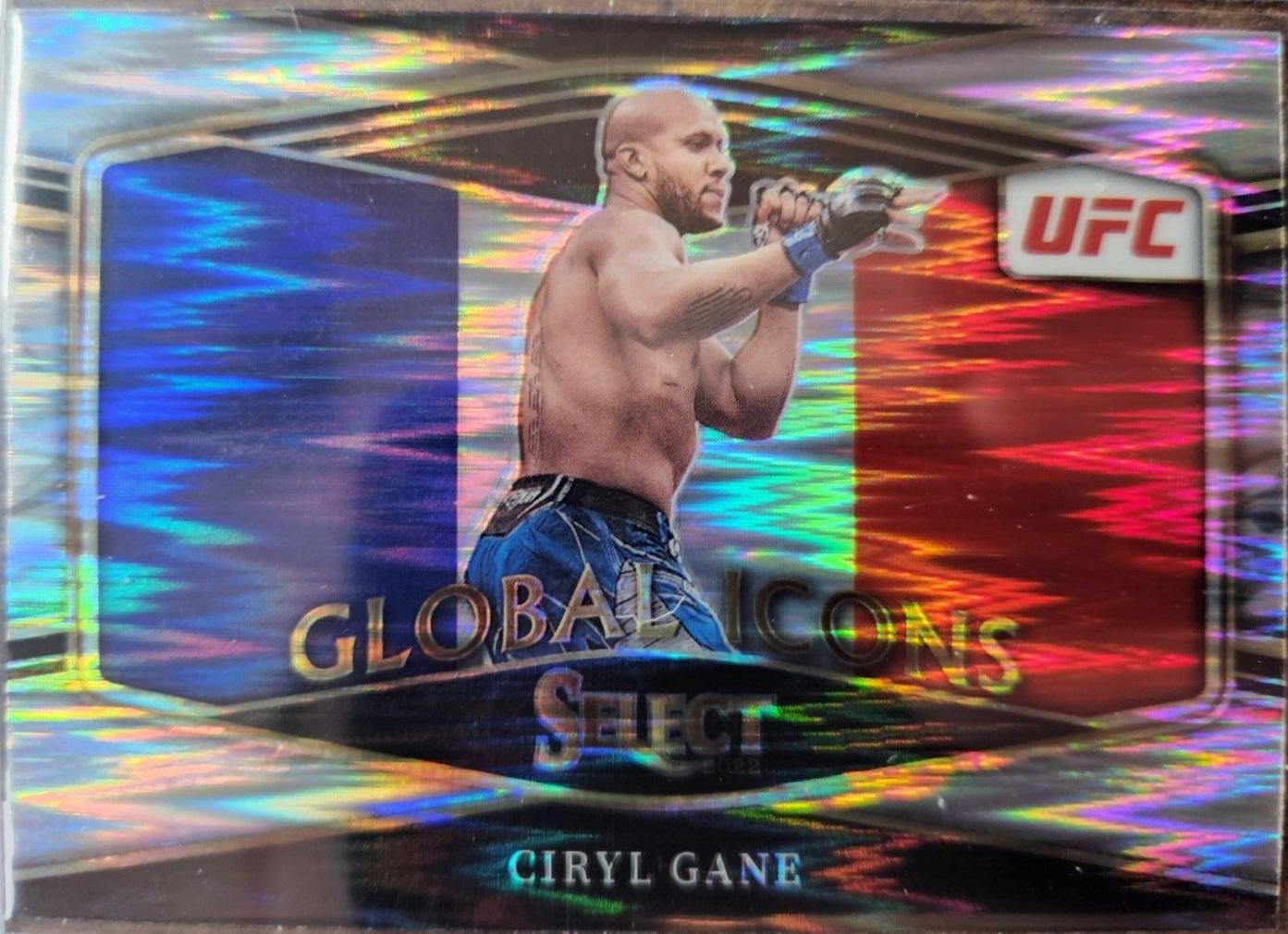 Ciryl Gane 2022 Panini Select UFC Global Icons #11 Flash