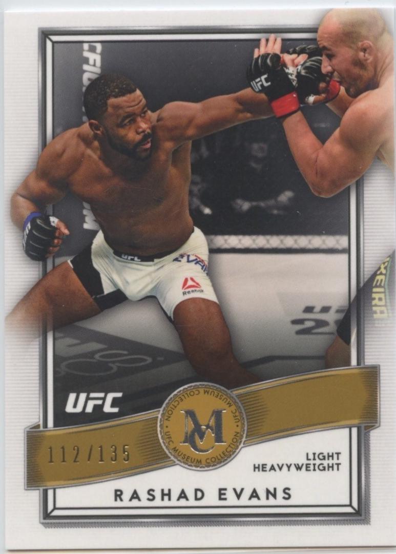 Rashad Evans 2016 Topps UFC Museum Collection Base #21 Copper