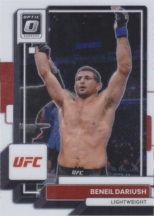 Beneil Dariush 2023 Panini Donruss Optic UFC Base #81 Gold