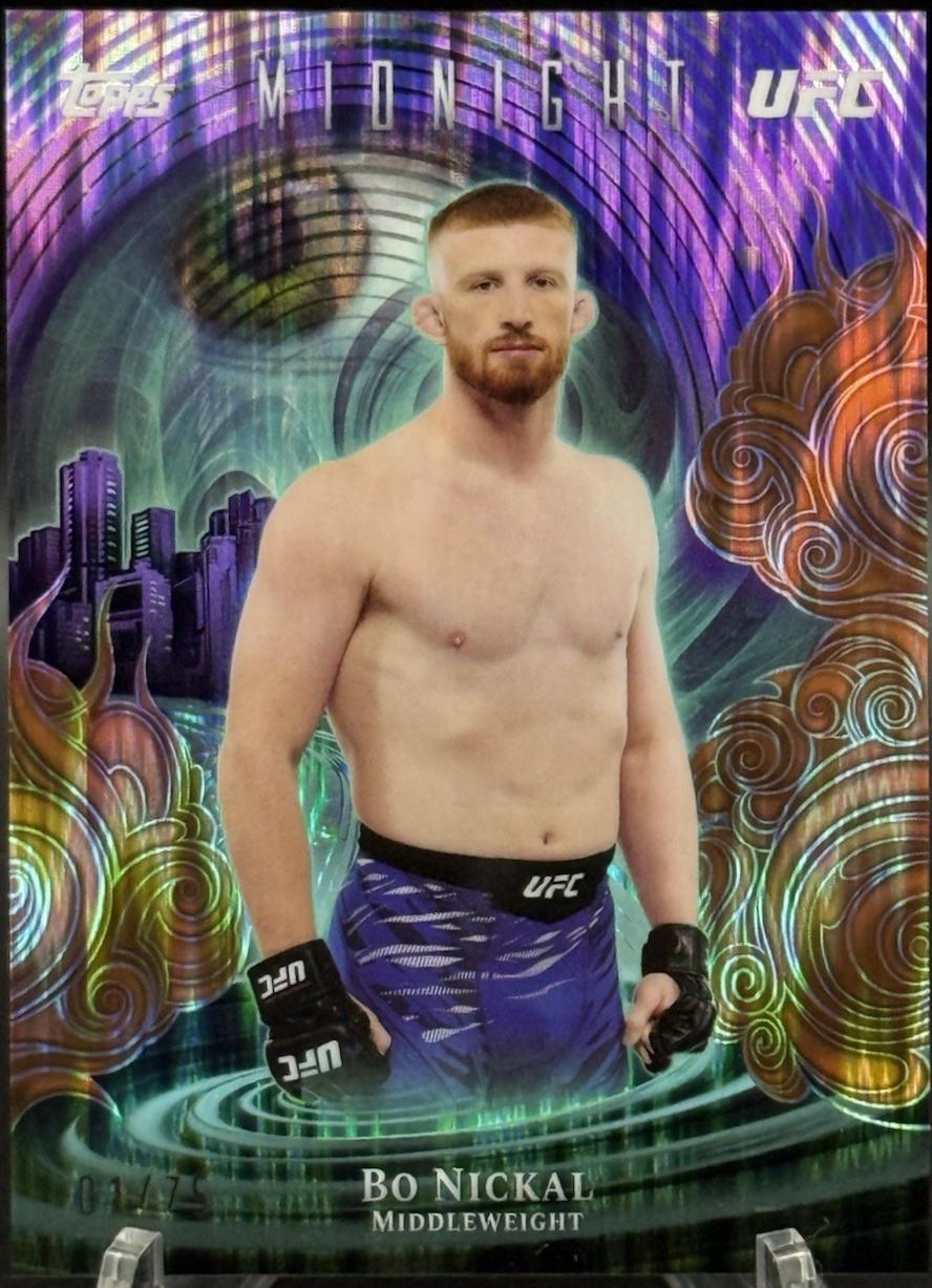 Bo Nickal 2026 Topps Midnight UFC Insomnia #IN-8 Dusk