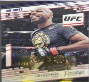 Jon Jones 2021 Panini Chronicles UFC Base Prestige #78 Blue