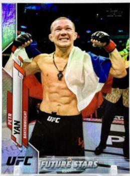 Petr Yan 2020 Topps UFC Base #79 Rainbow Foil