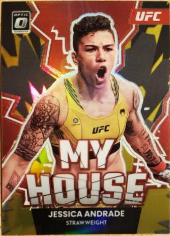 Jessica Andrade 2023 Panini Donruss Optic UFC My House #7 Gold