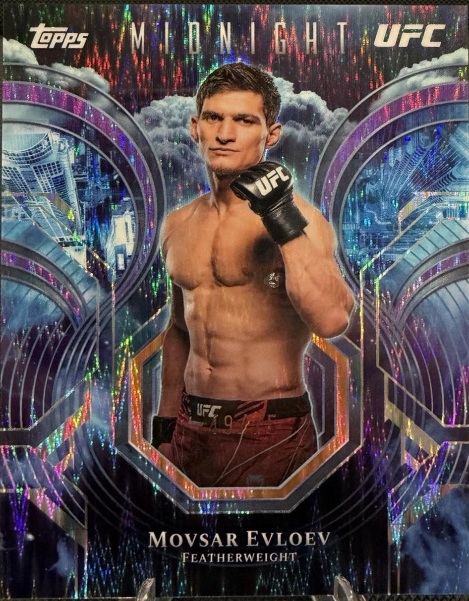 Movsar Evloev 2026 Topps Midnight UFC Night Watch #PC-15 Dusk