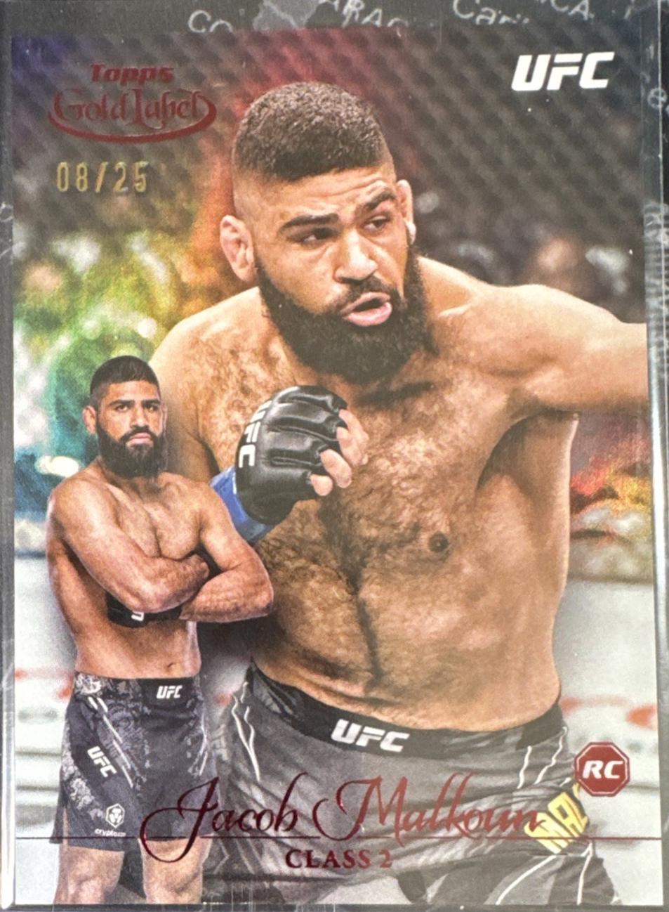 Jacob Malkoun 2024 Topps Gold Label UFC Base Class II #96 Red