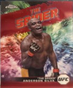 Anderson Silva 2024 Topps Chrome UFC AKA #AKA-19 Red Refractor