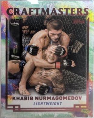Khabib Nurmagomedov 2024 Topps Knockout UFC Craftmasters #CRM-12 Red
