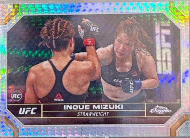 Inoue Mizuki 2024 Topps Chrome UFC Base #116 Refractor