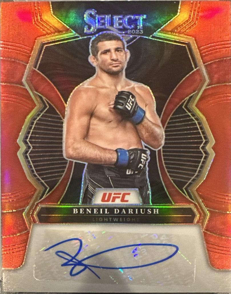 Beneil Dariush 2023 Panini Select UFC Signatures #31 Red