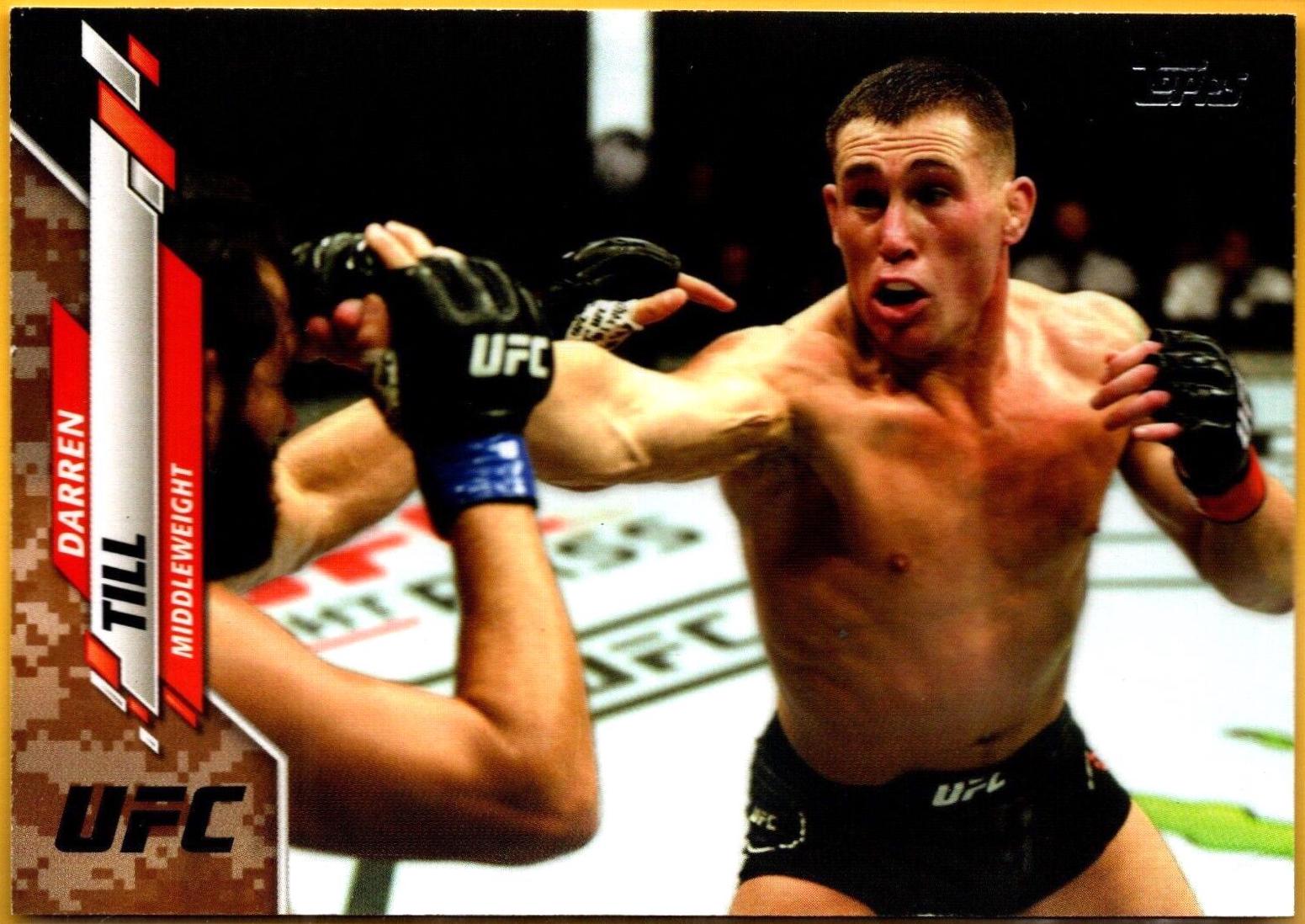 Darren Till 2020 Topps UFC Base #25 Camo