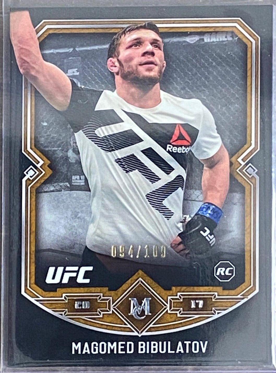 Magomed Bibulatov 2017 Topps Museum Collection UFC Base #33 Copper