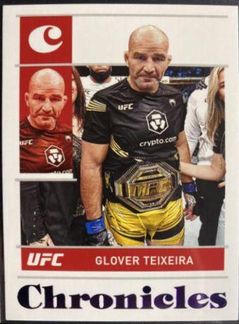 Glover Teixeira 2022 Panini Chronicles UFC Base Chronicles #53 Purple