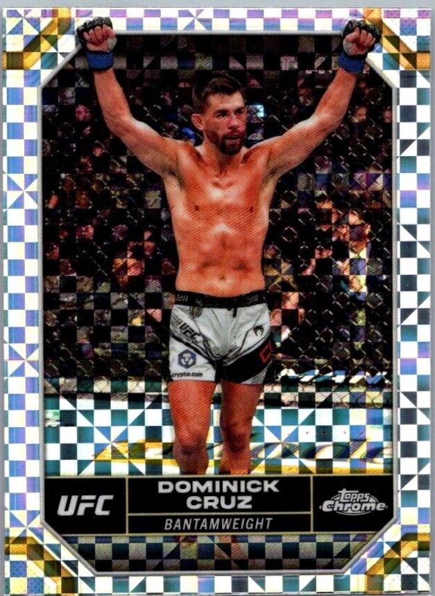 Dominick Cruz 2024 Topps Chrome UFC Base #60 X-Fractor