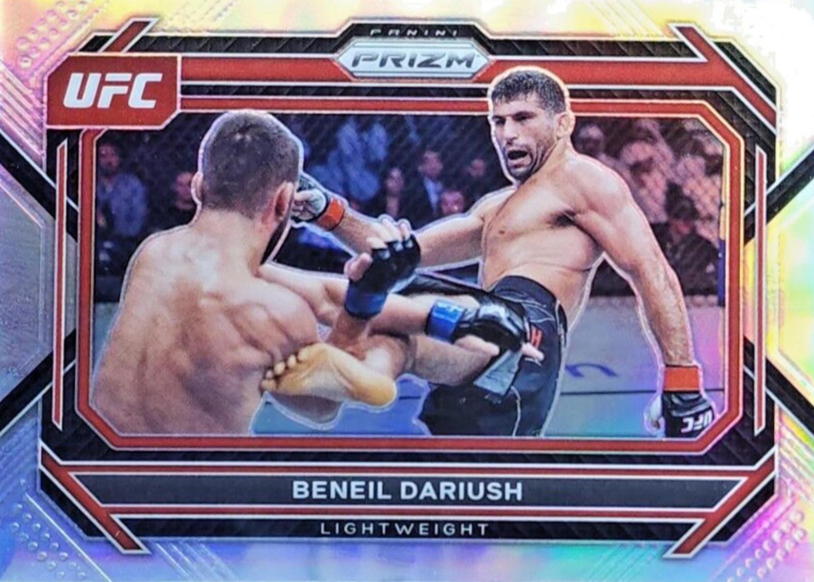 Beneil Dariush 2023 Panini Prizm UFC Base #28 Silver