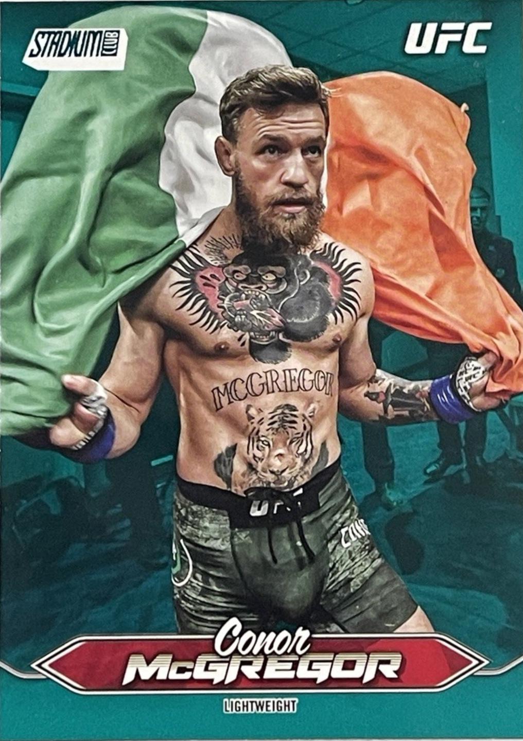 Conor McGregor 2025 Topps Stadium Club UFC Base #200 Teal