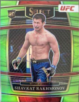 Shavkat Rakhmonov 2022 Panini Select UFC Concourse #84 Neon Green