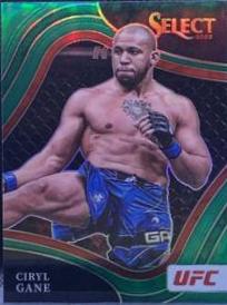 Ciryl Gane 2022 Panini Select UFC Octagonside #231 Green
