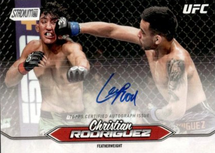 Christian Rodriguez 2025 Topps Stadium Club UFC Base Autographs #BCA-CRZ Green