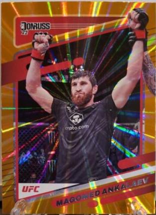 Magomed Ankalaev 2022 Panini Donruss UFC Base #44 Orange