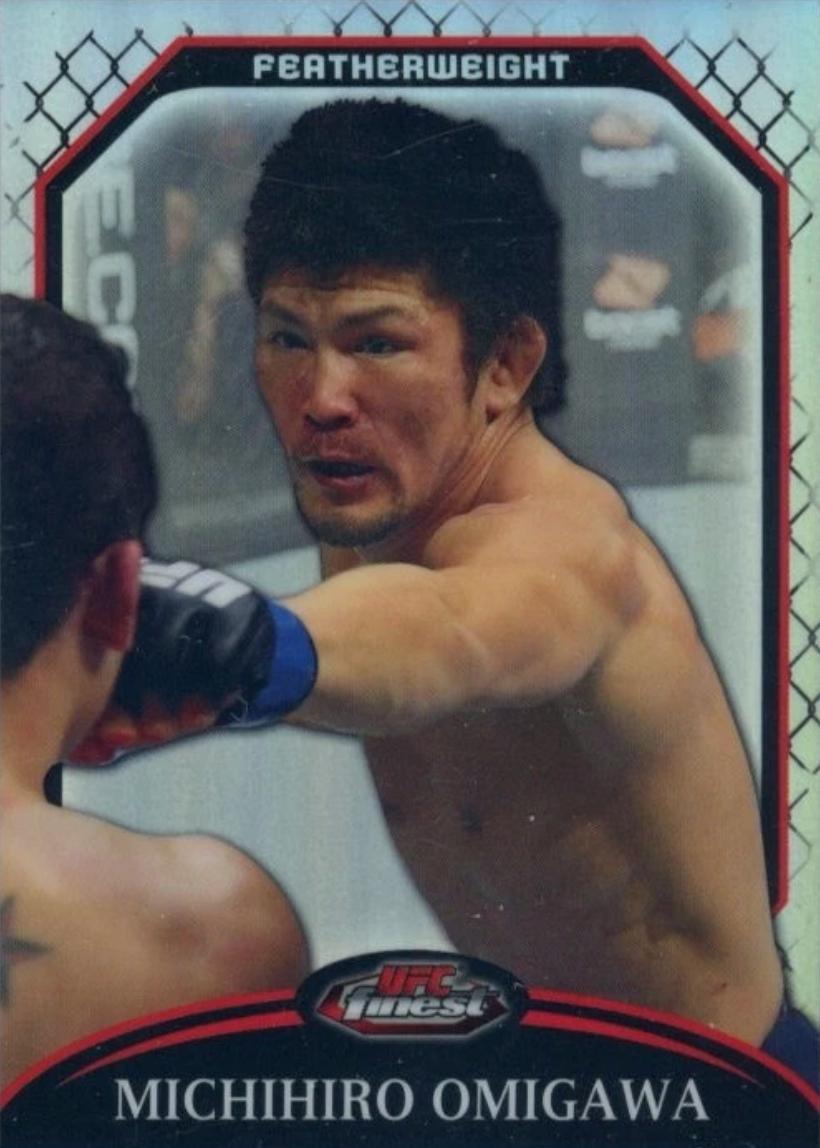 Michihiro Omigawa 2011 Topps Finest UFC Base #48 Refractor