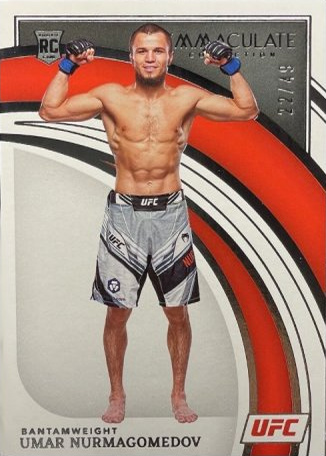 Umar Nurmagomedov 2022 Panini Immaculate UFC Base #91 Platinum